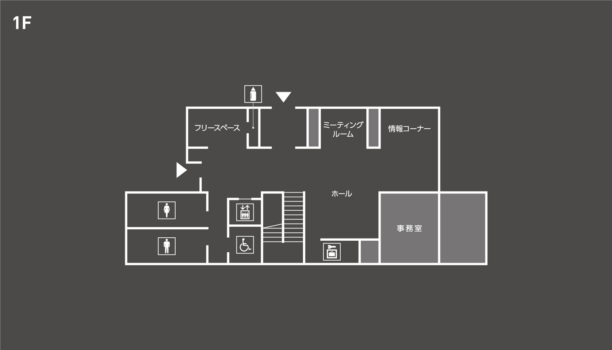 長久手古戦場記念館 フロアマップ 1F