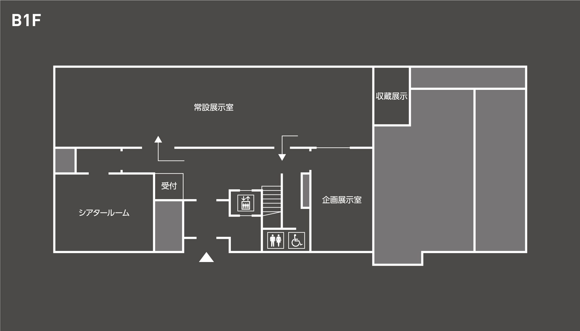 長久手古戦場記念館 フロアマップ B1F